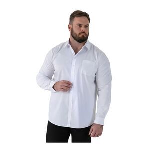 Duke Mens Oliver D555 Stretch Kingsize Shirt / White
